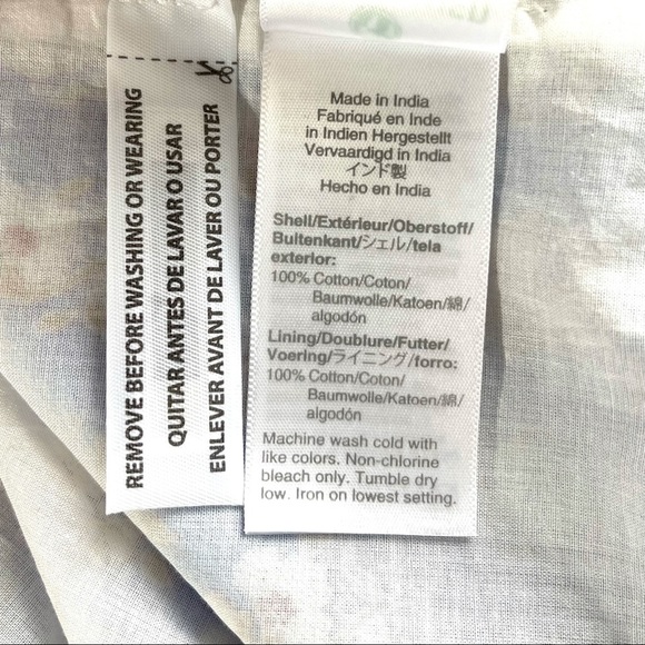 J. Crew Women’s V Neck Cover Up Dress In Classic Block Print Beachwear Size S - Picture 10 of 10